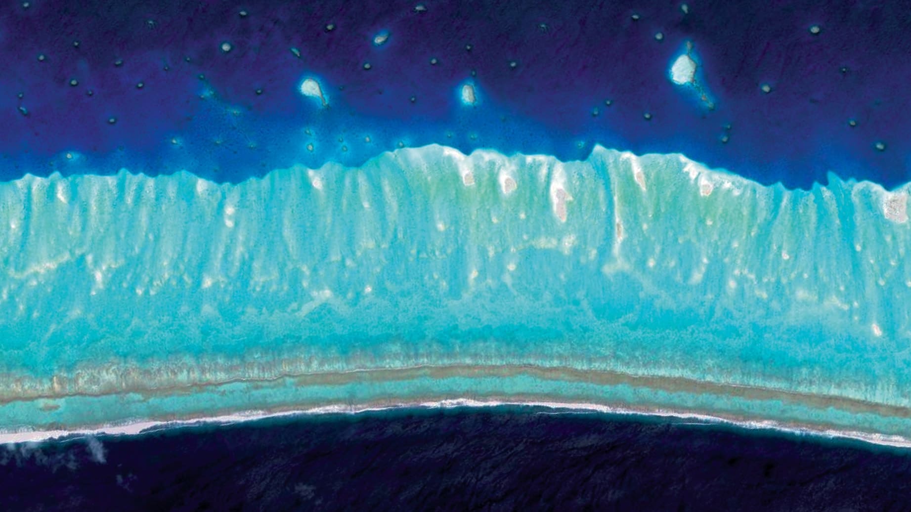 OCEANIA SKY-LAND 4, 2014, satellite photography, CM 40×62, limited edition 9